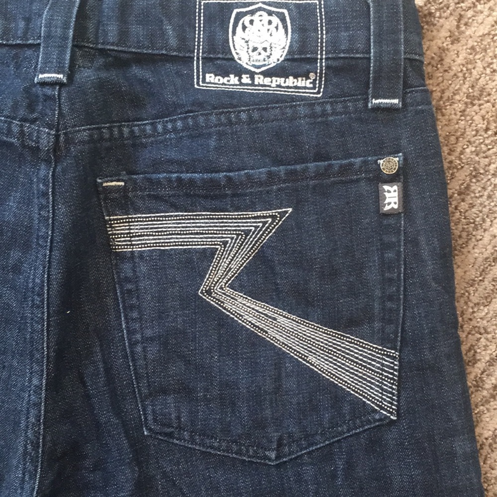 Men’s Rock & Republic Studded Jeans Sz 38x28